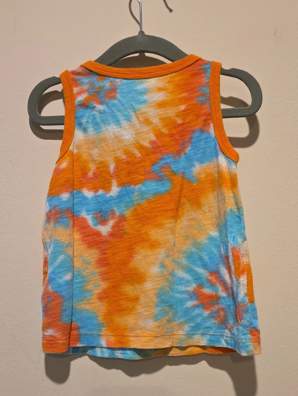 GAP Kids Tie-Dye Tank Top - Orange & Blue Size 2 Years